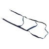 Marine Boat Rope Ladder Boarding Steps with Hooks Nylon Blue