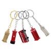 COHEALI 10pcs Souvenir London Bus Keychain British Key Holder British