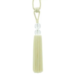 DÉCOPRO Crystal Tassel Tieback, Color# A2 - Cream Ivory [Sold Individually]