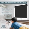 Thermal Insulated Blackout Roller Shades - Cordless, UV Protection, Free-Stop