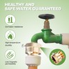 Litorange 1 Pack Brass 3/4 Inch GHT Backflow Preventer, Vacuum