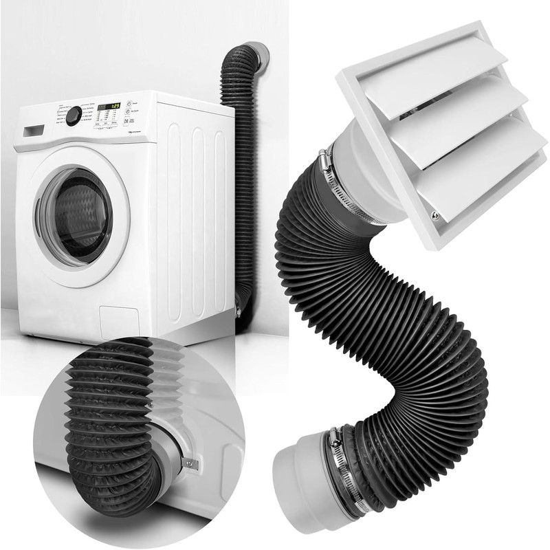 XIKUA 150mm Aluminium-Plastic Composite Flexible Ventilation Duct Hose