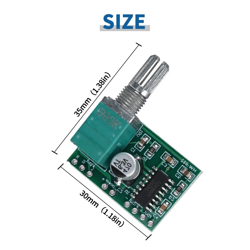 4pcs PAM8403 Mini DC 5V Digital Audio with Potentiometer