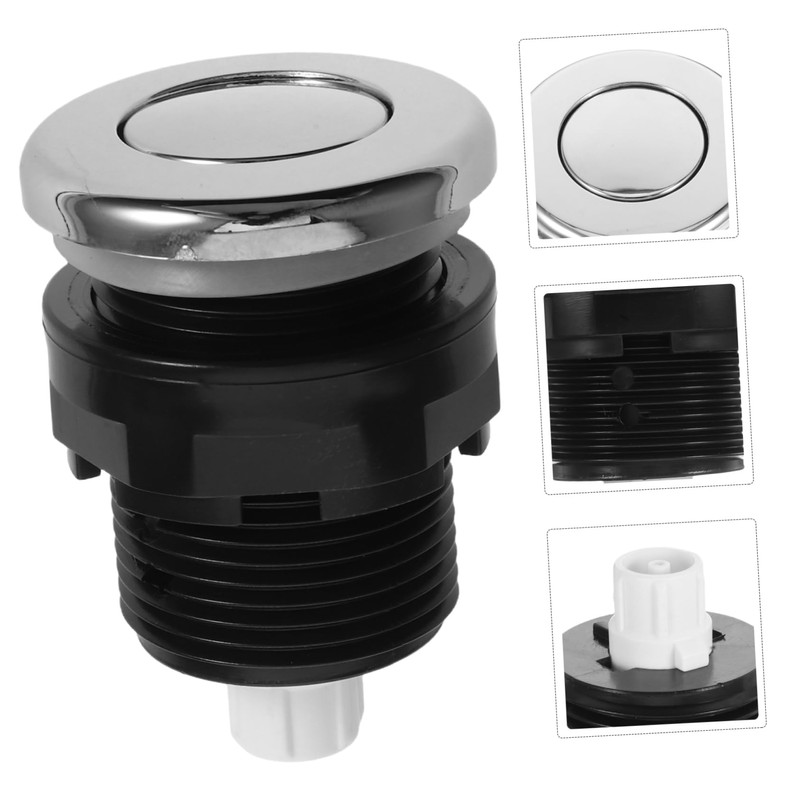 ULTECHNOVO Pneumatic Air Pressure for Garbage Disposal Bathtubs Splashproof Push