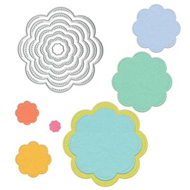 Metal Cutting Dies Stamp Sets For Card Making - Flower Die Cuts, Stamps, Stencils and Supplies