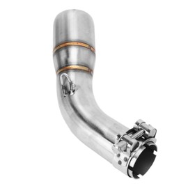 Reemplazo del Tubo de Escape Medio de Motocicleta para YZF‑R1 2004-2006 Superficie Brillante de Acero Inoxidable