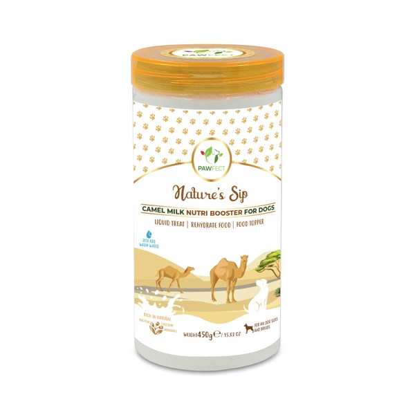 Pawfect Nature's Sip 100% Natural Camel Milk Powder for Dogs