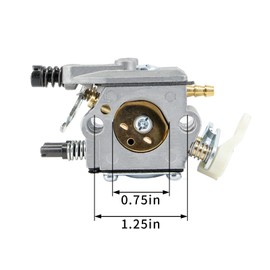 KELKONG WT-170 Carburetor for Hus-qvarna 51 55 Chainsaw for Walbro WT-170-1 Carb Replace 503281504 with Air Filter Fuel Filter Spark Plug Kit