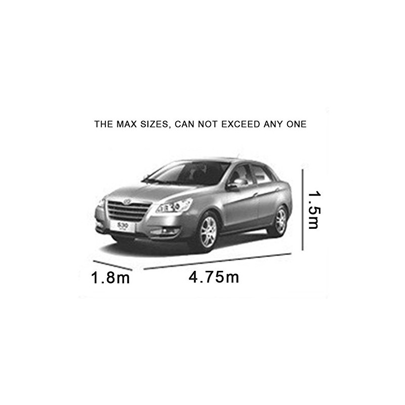 Sipobuy universal fully waterproof, scratch proof, durable car cover, breathable