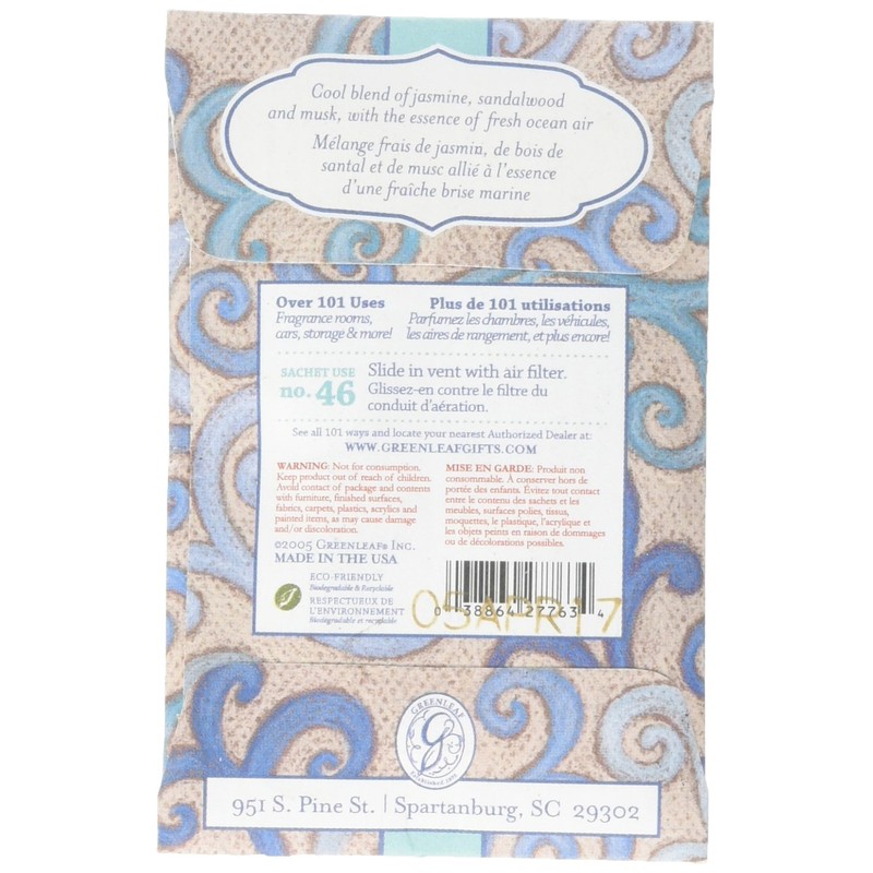 Greenleaf Small Scented Envelope Seaspray