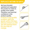 Elyssnova Lemon Squeezer Stainless Steel, Heavy - duty Lime Squeezer,