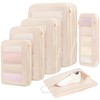BAGAIL 4 Set/6 Set/8 Set Compression Packing Cubes Travel Accessories