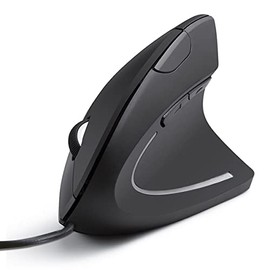 MOYAC Mouse Ergonómico Alarmbrico con 6 Botones, Mouse RGB Silencioso Click con Protección de Muñeca, dpi Ajustable (800120020003200), Interfaz USB...