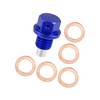 Hihaha Oil Drain Bolt/for Car/Durable Aluminum/1set