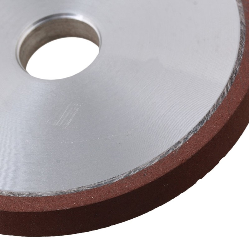 CNBTR Resin Diamond Parallel Grinding Wheel 180# Silver 100x10x20mm for