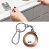 2m Mini Tape Measure, Portable Measuring Tool with Carabiner, Professional