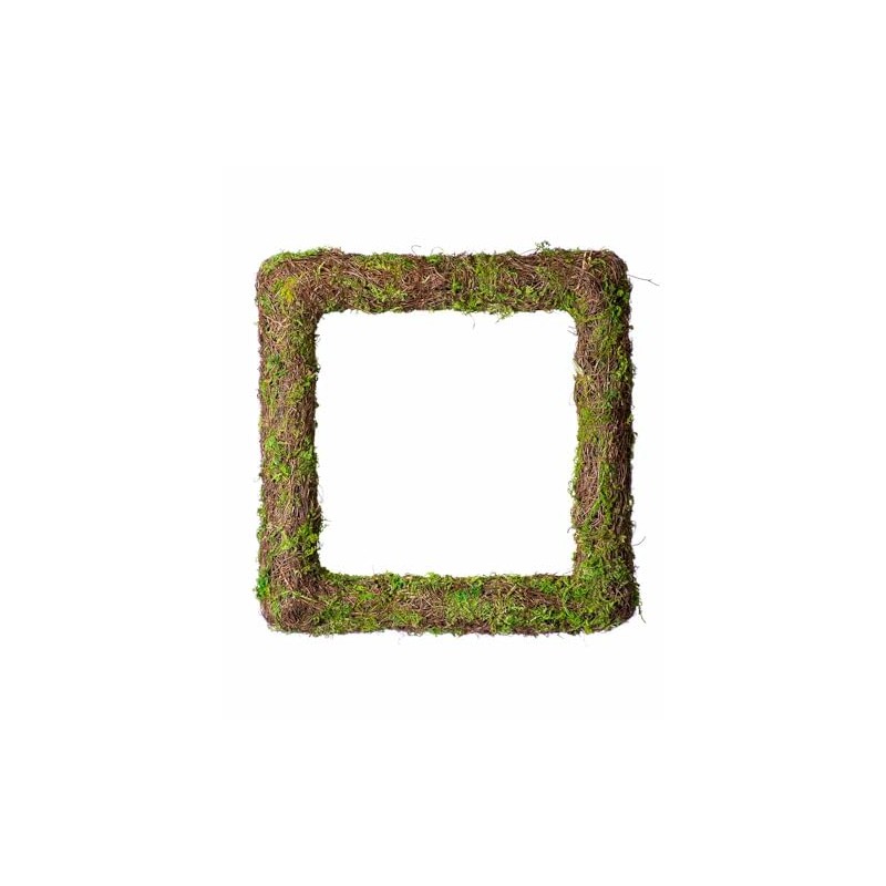 SuperMoss (22591) Woodland Wicker Wreath, Square 18in