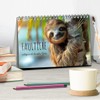Sloths - Relaxed Through the Year (Desk Calendar 2025 DIN
