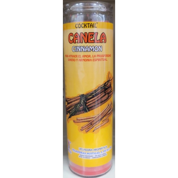 Canela Cinnamon Candle, Love, Prosperity, Money, Abundance FIXED Veladora