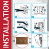 SPARES2GO Premium Flush Plate Kit for Skylo Flush Cistern (Brushed