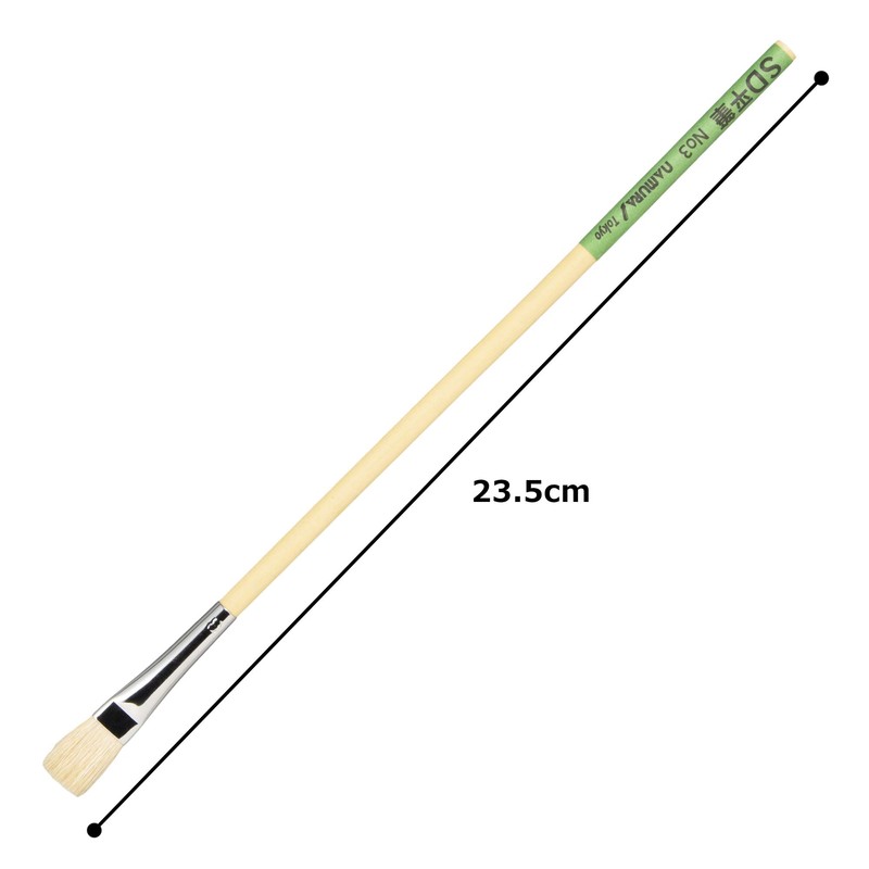Namurataiseidou Design Brush SD Flat Brush No. 3 White