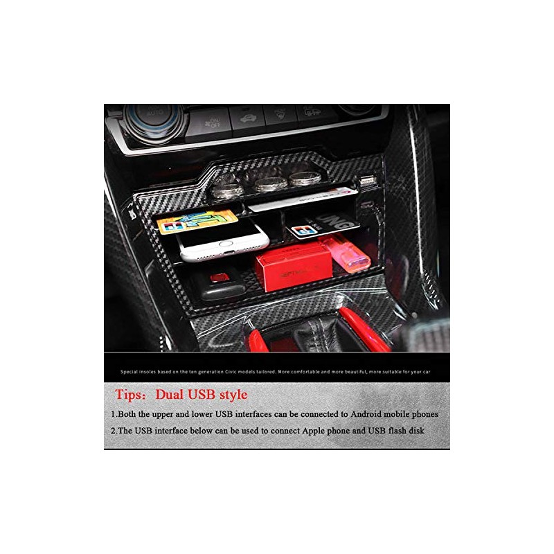 Rifoda for 10th Gen Civic Central Console Storage Box for