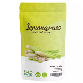 Solo Therapy Lemongrass Dried Cut Leaves , 3 oz , TE LIMONCILLO SECO , Lemongrass Tea