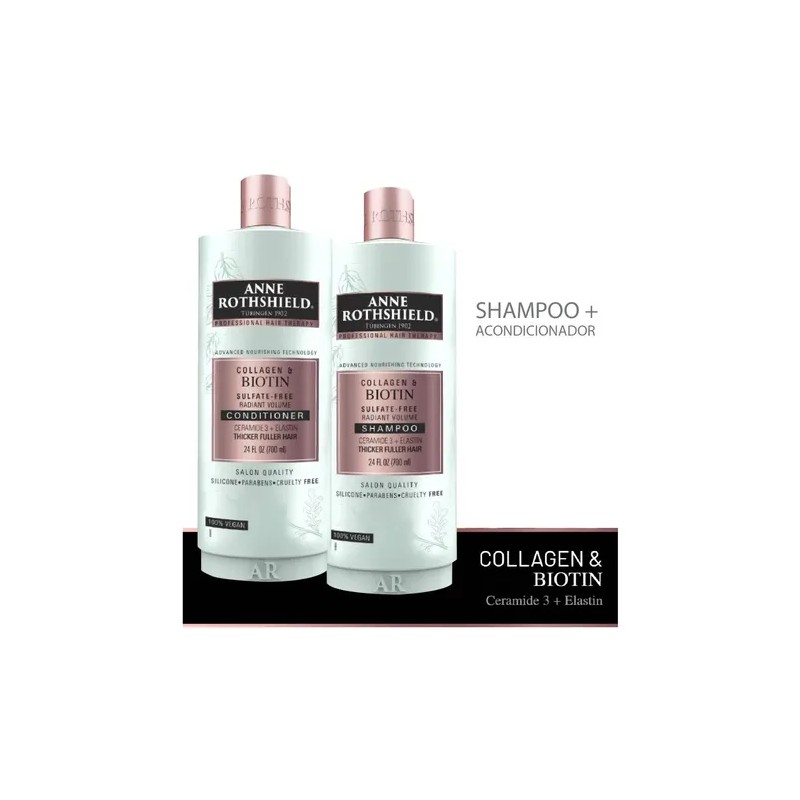 Acondicionador Colageno Biotina Ceramida 700ml Anne Rothshield