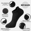 Calcetines Deportivos de Algodón 6 Pares, Calcetines Tobillero Mujer y