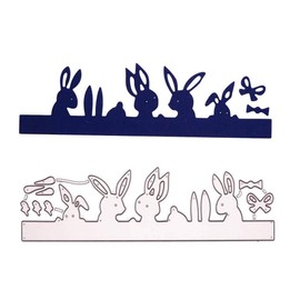 Stanzenshop Rabbit Embellishments Easter Easter Bows Spring Pet Cutting Dies Stencils Scrapbooking Card Making