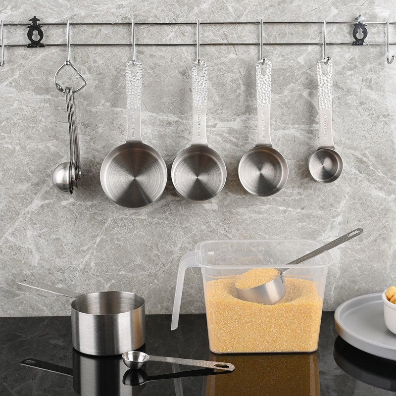 Hotsyang Measuring Spoons Set, 18/8 Stainless Steel Measuring Spoons Set