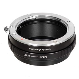 Fotasy Manual A mount Lens to M43 MFT Adapter, Compatible with Sony A Minolta AF lense, Compatible with Panasonic G9 GH5 II GM5 GX9 GX850 G90 G91 G95 G100 Olympus E-M1 E-M5 E-M10 I II III Pen-F E-M1X