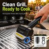 Electric Stainless Steel BBQ Brush for Grill Cleaning – Rechargeable
