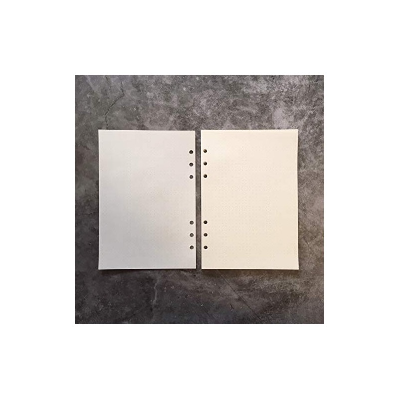 Refill Paper/Loose Sheets for 8.5 Inch A5 6-Hole Cover Round