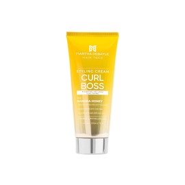 MARTHA DEBAYLE HAIR TECH. CURL BOSS STYLING CREAM. Crema para peinar para cabello chino y ondulado. Control frizz. Con miel de manuka. Sin parabenos y ftalatos. 200 ml