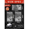 CAMPDIECAST Aluminum Sheet Emergency Blanket, Set of 5, Silent, Disaster