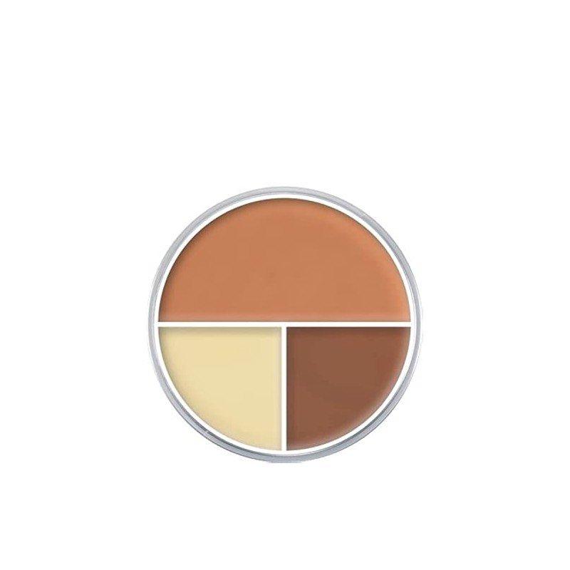 Kryolan 9013 Ultra Foundation Trio Face Makeup (B)