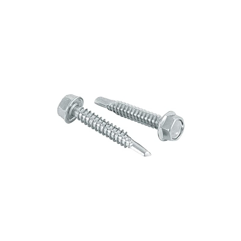 Fiero Tornillo Hexagonal Punta de Broca, 1-1/2", 50 Piezas