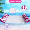2 Pack Pool Inflatables Water Hammock for Adults, 4-in-1 Inflatable