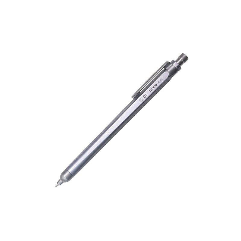 Auto Roller Gel Ballpoint Pen GS01 Silver GS01-G5-SV