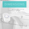 Deco Essentials Non-Electric Single Nozzle Toilet Seat Bidet for Standard