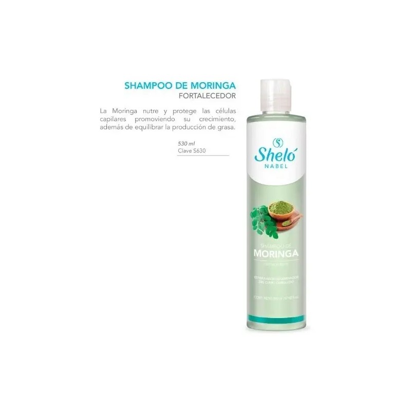 Shampoo Moringa Protector Hidrata Repara Sheló Nabel