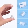 Elegaperma 50 Pcs Game Piece Stands,Plastic Game Clear Card Stands
