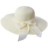 Miobo Women's Straw Sun Hat Summer Bow Hat Beach Hat