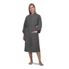 Waffle Robe for Women by BOCA TERRY, Soft Cotton Spa