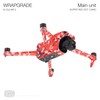 WRAPGRADE Skin Compatible with DJI Air 3 (Super Red Dot