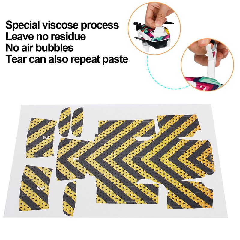 PVC Sticker Camera Drone Body Battery Number Skin for FIMI