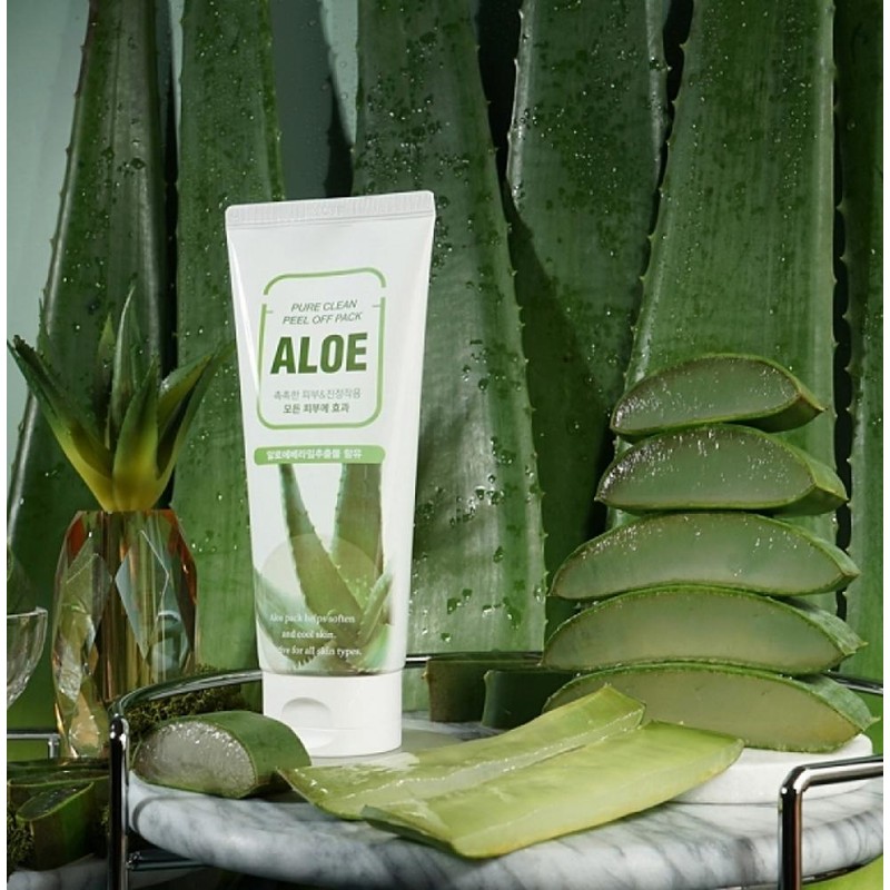 떼어내는 타입 순한 알로에 모공케어 필오프팩 180ml Peel-Off Type Gentle
