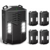 4 Pack Upgraded Rodent Repeller for Cars, 3-in-1 Power Supply