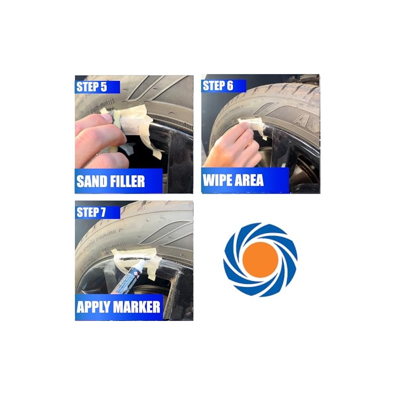 Permatex 09142 Wheel Restoration Kit - Silver - Easy-to-Use Do